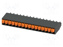PCB connector, nominal cross section: 0.5 mm?, color: black,