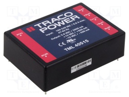 Converter: AC/DC; 40W; Uout: 5VDC; Iout: 5000mA; 84%; Mounting: PCB