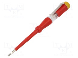 Voltage tester; insulated; 3,0x0,5mm; Blade length: 60mm