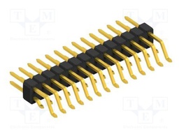 Connector: pin strips; pin header; male; PIN: 28; 2.54mm; SMT; 2x14