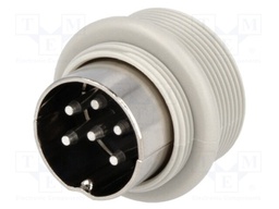 Socket; DIN; male; PIN: 6; Layout: 240°; soldering