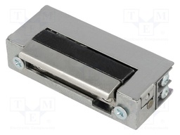 Electromagnetic lock; 20÷25VDC; V: with adjustable hook; H: 67mm