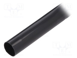 Insulating tube; PVC; black; -20÷125°C; Øint: 14mm; L: 100m; UL94V-0
