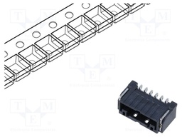 Connector: wire-board; DF51K; horizontal; male; on PCBs; socket