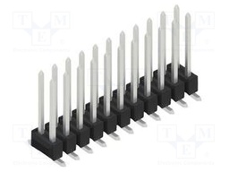 Connector: pin strips; pin header; male; PIN: 22; 2.54mm; SMT; 2x11