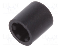 Button; round; black