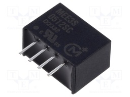 Converter: DC/DC; 3W; Uin: 4.5÷5.5V; Uout: 12VDC; Iout: 250mA; SIP