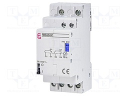 Contactor: 4-pole installation; 25A; 24VAC; SPDT x2; RBS