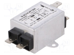 Filter: anti-interference; 250VAC; Cx: 68nF; Cy: 2.2nF; 300uH; THT