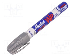 Marker: with liquid paint; silver; Pro-Line WP; Tip: round