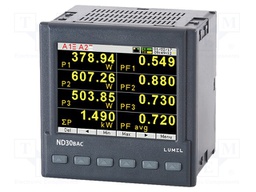 Meter; on panel; LCD 3,5" (320x240),TFT; Interface: RS485; 1/5A