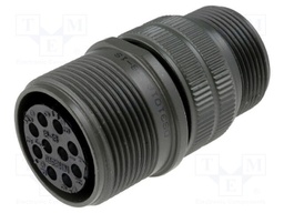 Connector: circular; Series: DS/MS; plug; female; PIN: 10; for cable