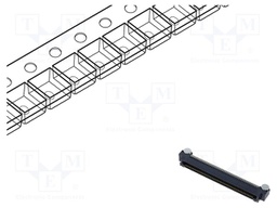 Connector: PCB to PCB; female; PIN: 120; 0.8mm; ERF8; gold-plated