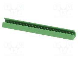 PCB headers, nominal cross section: 2.5 mm?, color: green, n