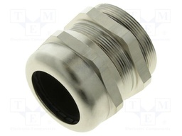 Cable gland; PG42; IP68; brass; Body plating: nickel