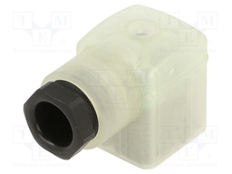 Connector: valve connector; plug; form A; 18mm; female; PIN: 3; 10A