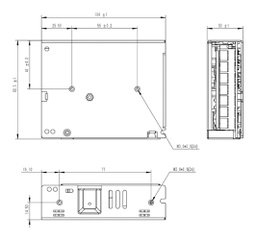 Power supply: switching; for building in; 72W; 48VDC; 1.5A; OUT: 1