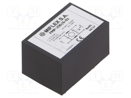 Filter: anti-interference; 250VAC; Cx: 100nF; Cy: 3.3nF; 700uH; 6A