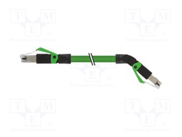 Patch cord; RJ45 plug,RJ45 down angled plug; 5; stranded; Cu; PUR