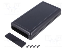 Enclosure: with panel; X: 70mm; Y: 135mm; Z: 24mm; ABS; black