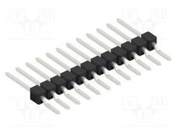 Connector: pin strips; pin header; male; PIN: 12; 2.54mm; SMT; 1x12
