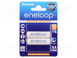 Re-battery: Ni-MH; AA; 1.2V; 1900mAh; ENELOOP; Ø14.35x50.4mm