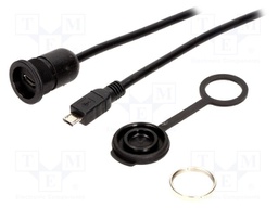 Adapter cable; USB B micro plug,USB B micro socket; 1310; IP65