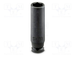 Wrench; hex socket,socket spanner; HEX 10mm; 1/4"