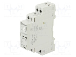 Contactor: 2-pole installation; 25A; 120VAC; 120VDC; NO x2; DIN