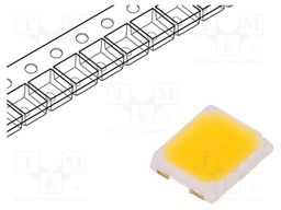 LED; SMD; 2835; white neutral; 63.5÷68.5lm; 4000(typ)K; 80; 120°
