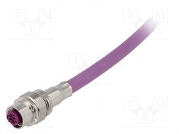 PROFIBUS connection lead; 0.5m; PIN:2; plug; Thread: M16