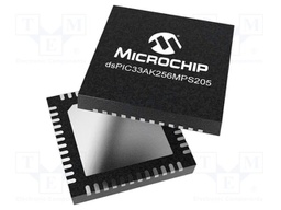 IC: dsPIC microcontroller; 256kB; 64kBRAM; VQFN48; 3÷3.6VDC; tube