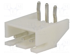 Socket; wire-board; male; A2501; 2.5mm; PIN: 3; THT; 250V; 3A; tinned