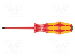 Screwdriver; insulated; Torx®; TX15; Blade length: 80mm; 1kVAC