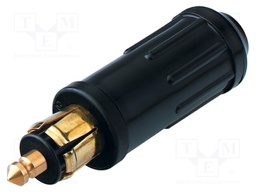 Cigarette lighter plug; screw terminal; 15A; Sup.volt: 12÷24VDC
