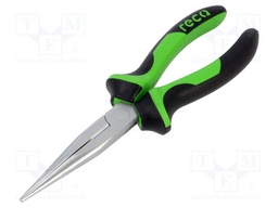 Pliers; cutting,half-rounded nose; 200mm