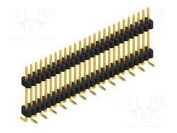 Connector: pin strips; pin header; male; PIN: 26; 1.27mm; SMT; 1x26
