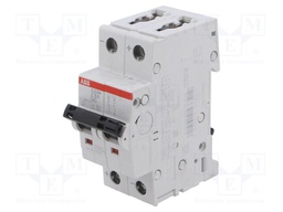 Circuit breaker; 400VAC; 400VDC; Inom: 8A; Poles: 2; Charact: Z; 10kA
