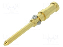 Contact; male; 0.75mm2; 18AWG; Han D HMC,Han DD HMC; gold-plated