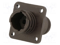 Socket; male; PIN: 4; w/o contacts; CPC Series 1; Case: size 11