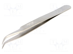 Tweezers; 120mm; for precision works; Blades: narrow,curved