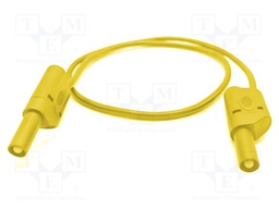 Test lead; 32A; banana plug 4mm,both sides; Urated: 1kV; Len: 1.5m