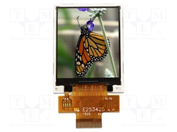 Display: TFT; 1.8"; 128x160; Illumin: LED; Dim: 34.7x46.75x2.25mm
