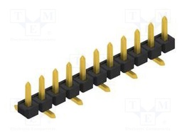 Connector: pin strips; pin header; male; PIN: 11; 2.54mm; SMT; 1x11