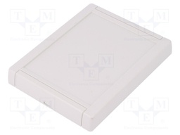 Enclosure: for alarms; X: 100mm; Y: 131mm; Z: 17.6mm; ABS; light grey