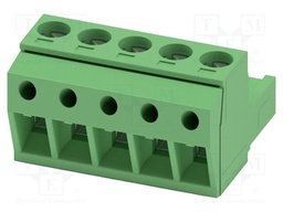 PCB connector, nominal cross section: 2.5 mm?, color: green,