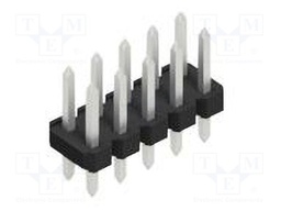 Connector: pin strips; pin header; male; PIN: 10; 2.54mm; THT; 2x5