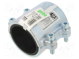 Splice terminal: fixing clamp; two-part; 10bar; cast iron; CLAMPS