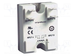 Relay: solid state; 25A; Uswitch: 48÷600VAC; 2-channels; -40÷80°C