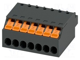 PCB connector, nominal cross section: 1.5 mm2, color: black,